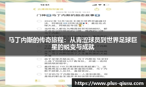 马丁内斯的传奇旅程：从青涩球员到世界足球巨星的蜕变与成就